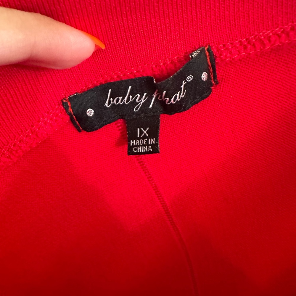 Red baby phat bodycon dress - Picture 4 of 4